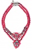 Розовое ожерелье Shourouk 