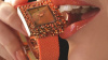 Оранжевые часы Grisogono from new collection